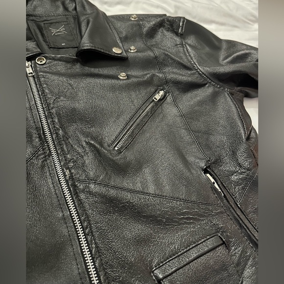 Deadwood leather jacket black - Picture 10 of 16
